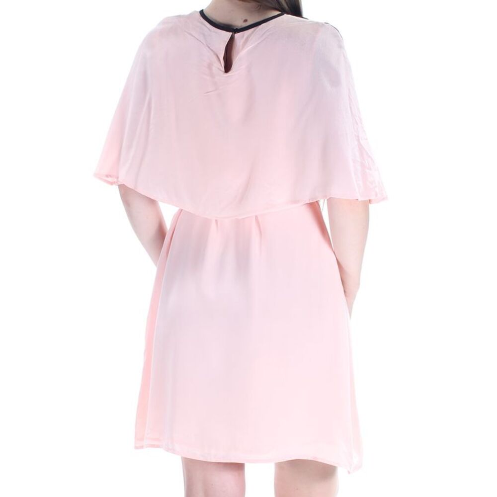 YYIGAL Womens Pink Dolman Sleeve Crew Neck Above The Knee Blouson Dress Size: M - Picture 4 of 4